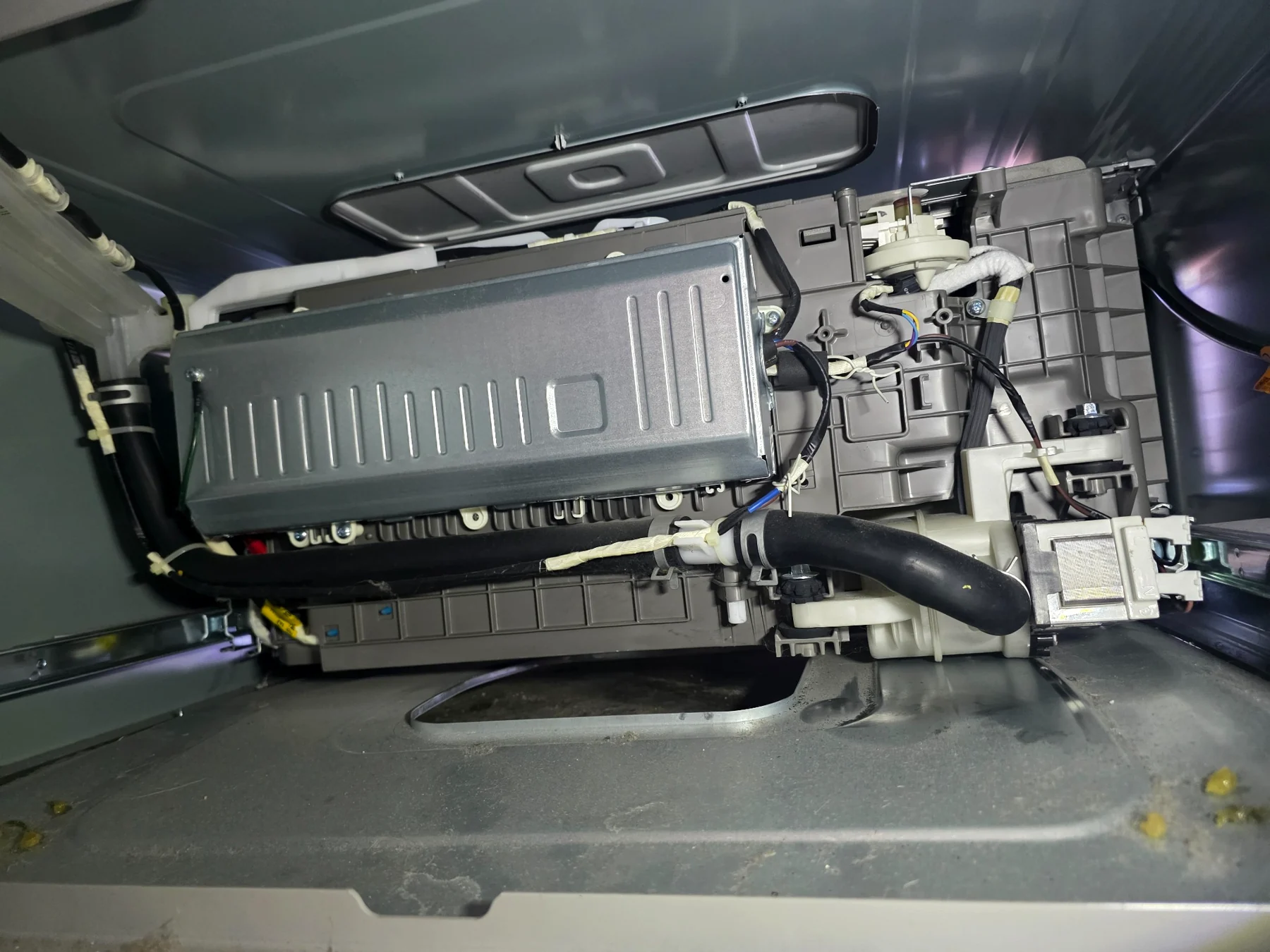 Dishwasher components and pump area diagnostics