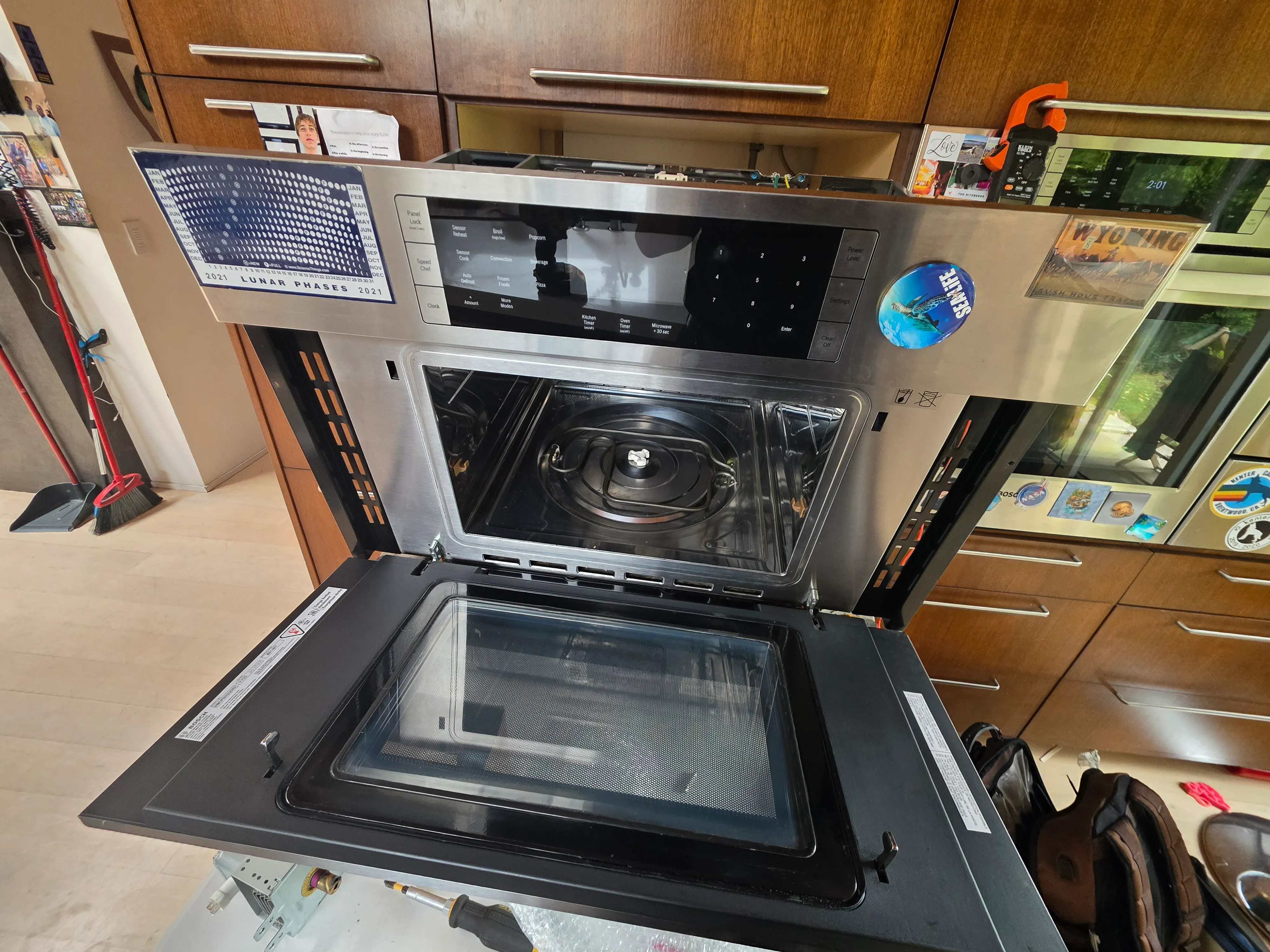 Electric oven bake element inspection and diagnostics during repair service