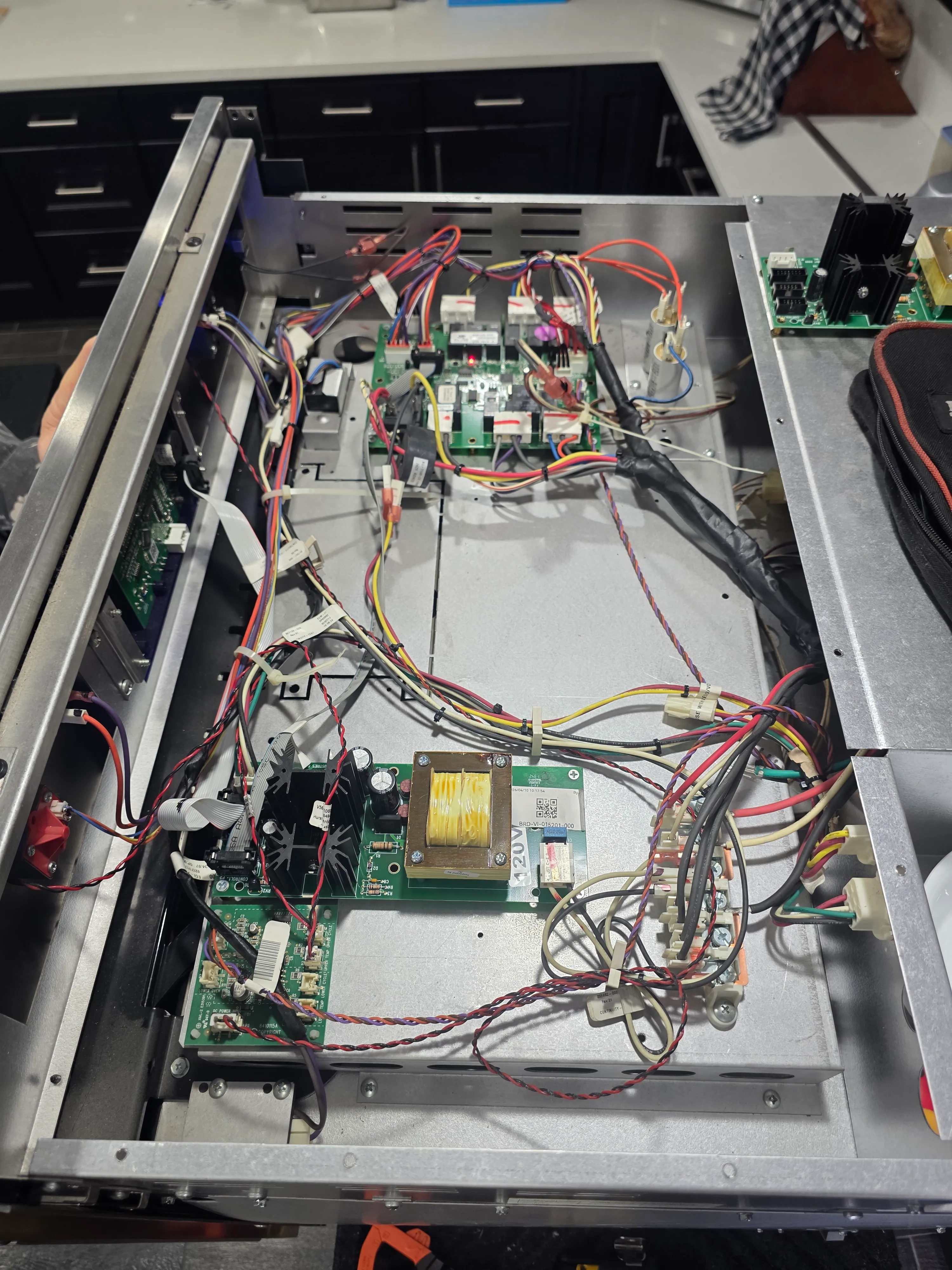 Oven electronic control board diagnostics and error code analysis