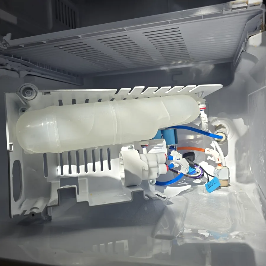 Freezer ice maker water line and valve repair diagnostics