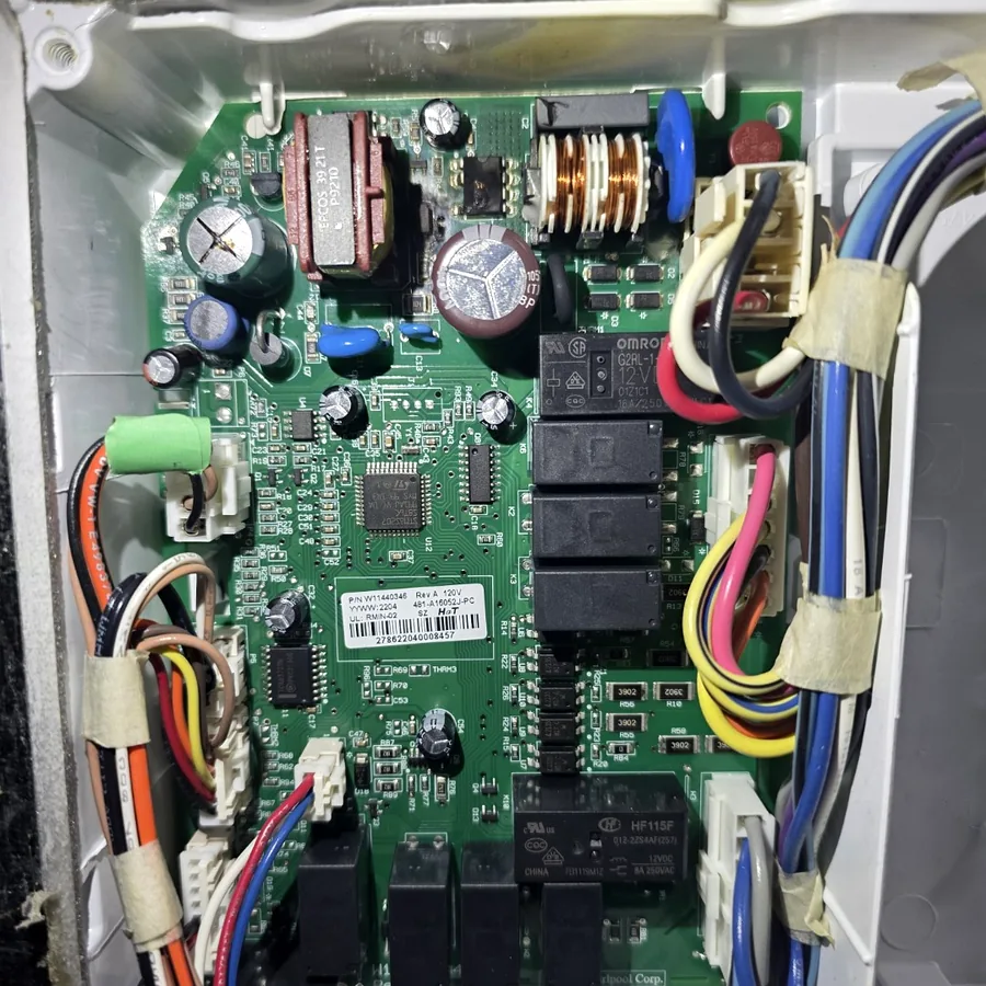 Refrigerator electronic control board diagnostics