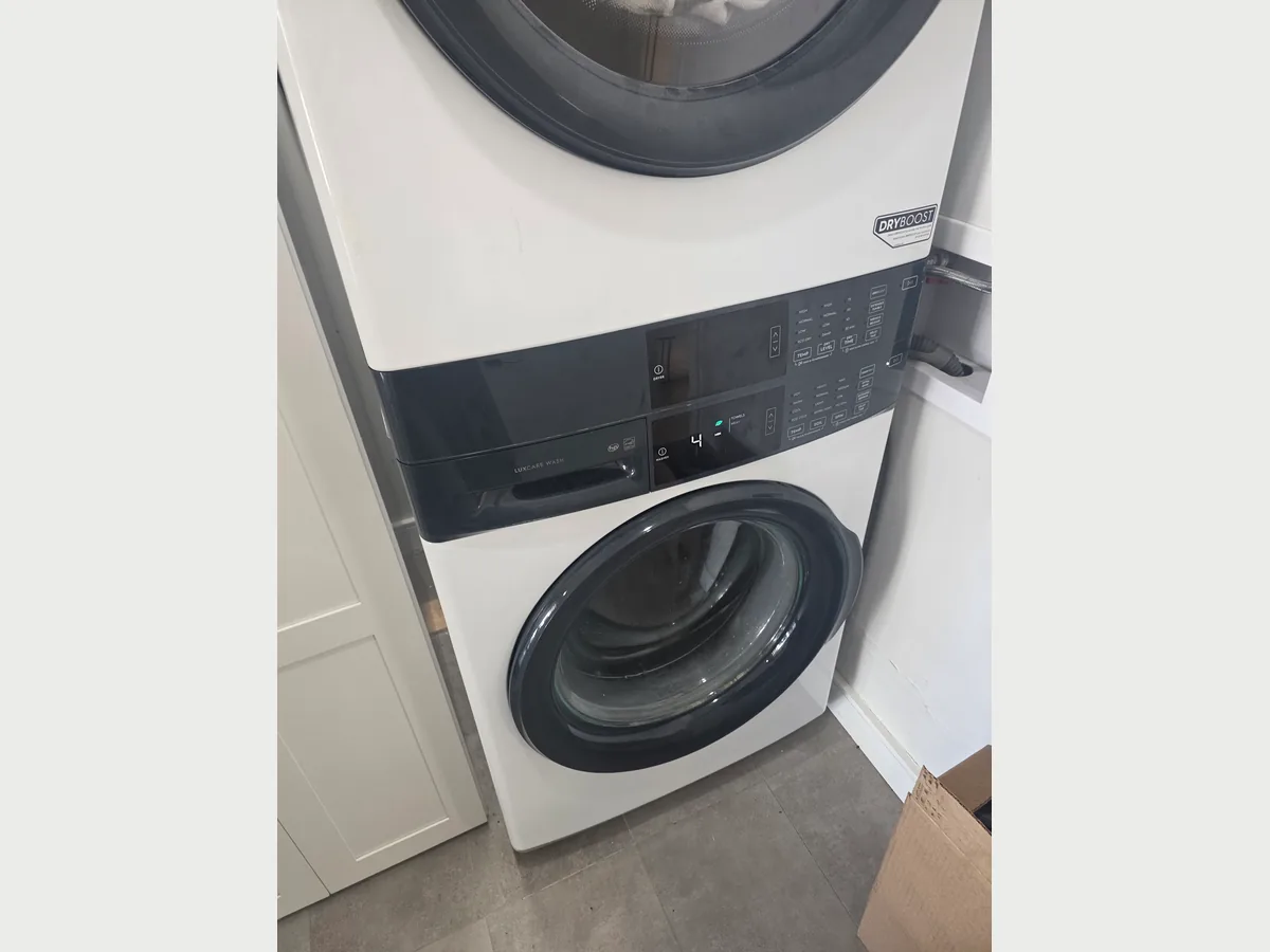Electrolux washer and dryer stack in Gardena, CA
