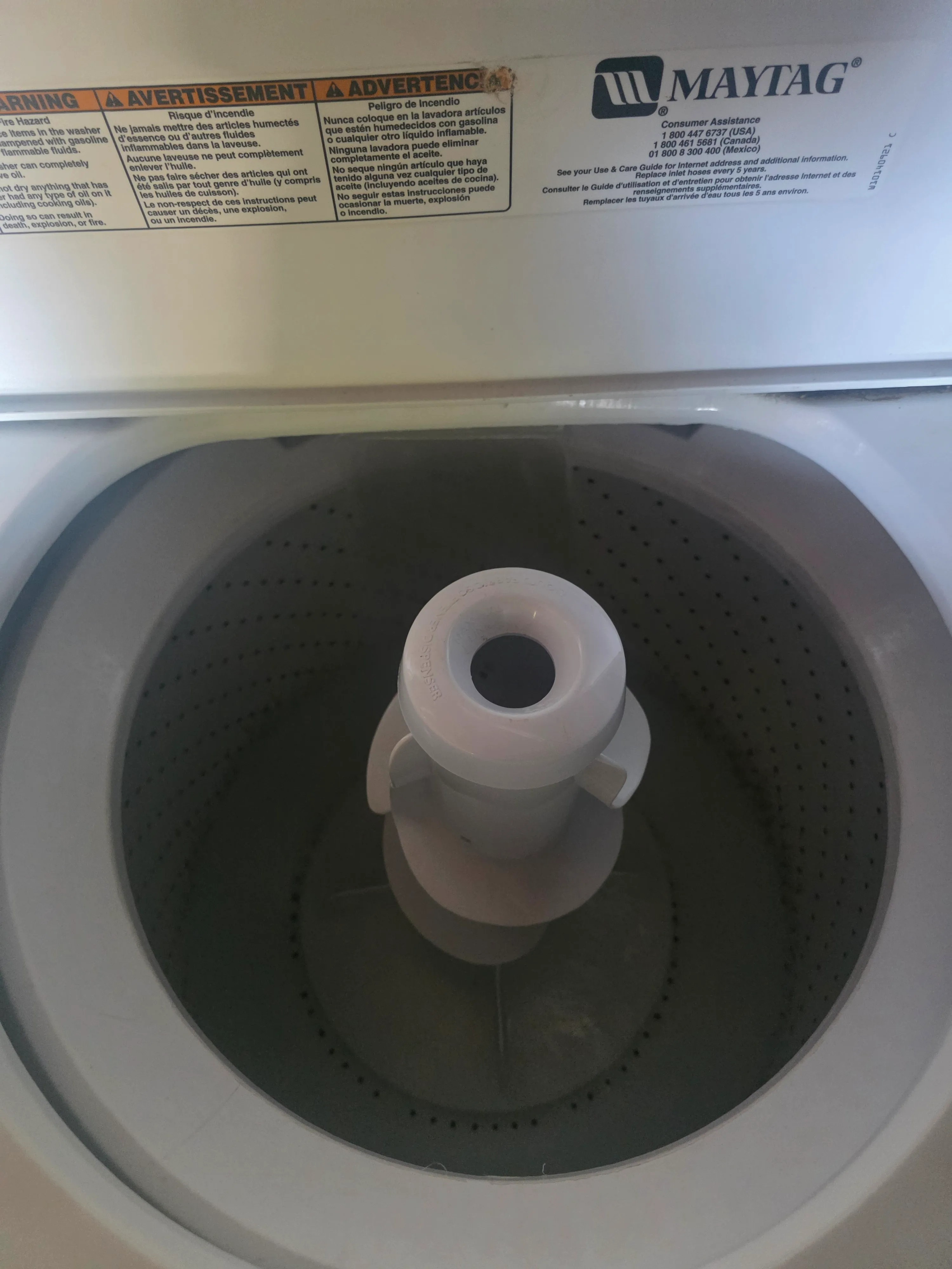 Washing machine motor and drive system inspection during service visit